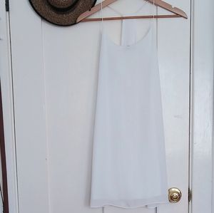 Varga white mini dress